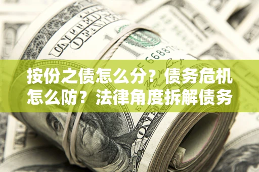 济南按份之债怎么分？债务危机怎么防？法律角度拆解债务分配与风险自保指南