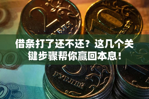 济南借条打了还不还？这几个关键步骤帮你赢回本息！