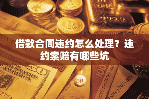 济南借款合同违约怎么处理？违约索赔有哪些坑