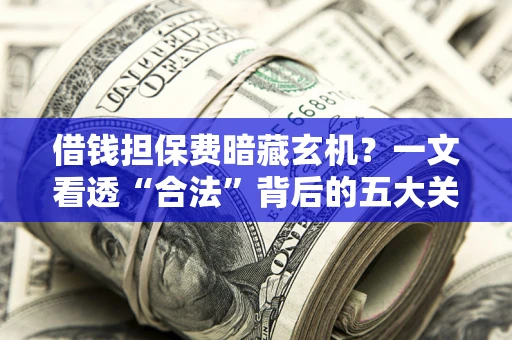 济南借钱担保费暗藏玄机？一文看透“合法”背后的五大关键陷阱