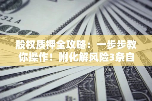 济南股权质押全攻略：一步步教你操作！附化解风险3条自救法则