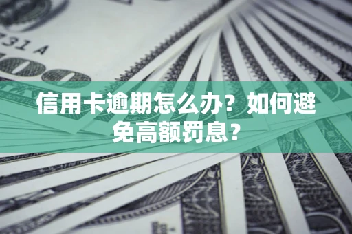 济南信用卡逾期怎么办？如何避免高额罚息？
